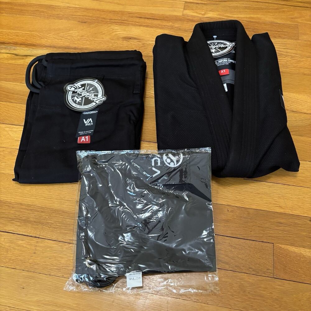 NWT RVCA X Shoyoroll Brazilian Jiu Jitsu Gi New Top Bottom A1 With Bag